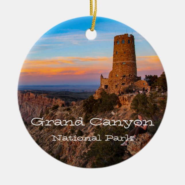 Grand Canyon Desert Tower Keramik Ornament (Vorne)