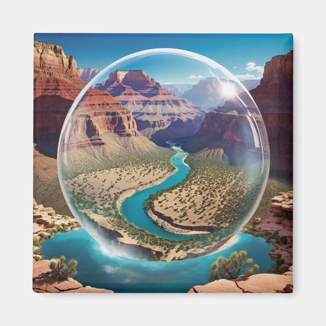 Grand Canyon Domed 2035 Imagination Magnet (Vorne)
