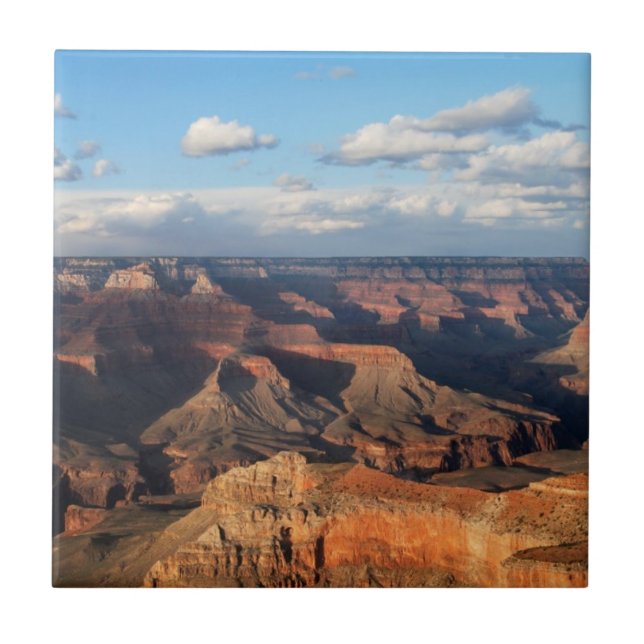 Grand Canyon gesehen von der Südkante in Arizona Fliese (Vorderseite)