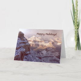 Grand Canyon / Happy Holidays! Feiertagskarte