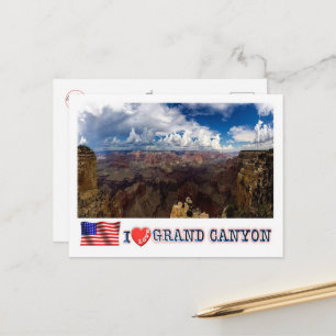 Grand Canyon - Ich liebe - Vereinigte Staaten - Postkarte