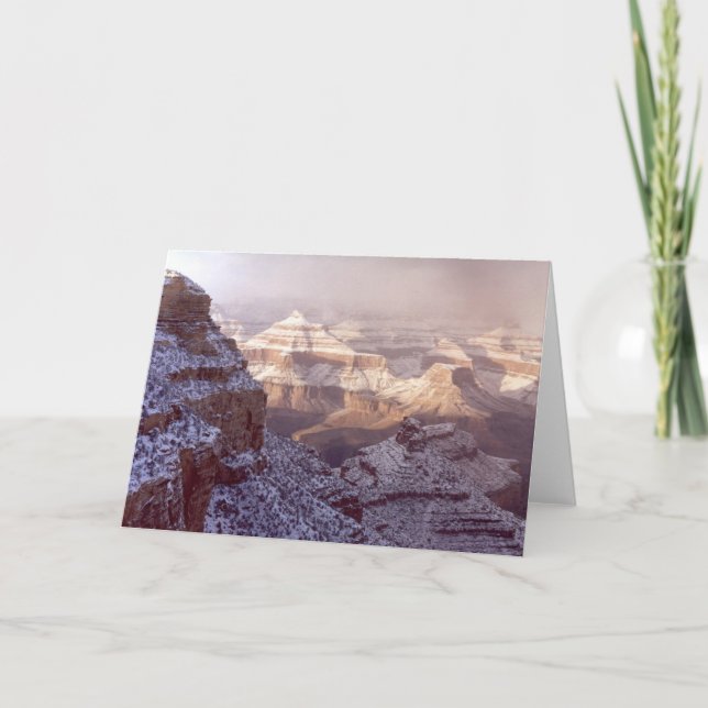 Grand Canyon im Winter Karte (Vorderseite)