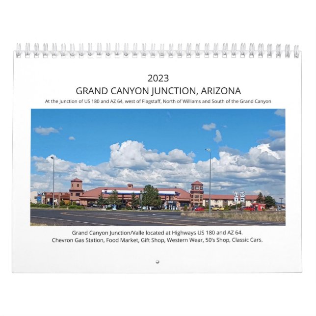 GRAND CANYON JONCTION, ARIZONA 2023 CALENDRIER (Protection)