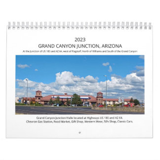 GRAND CANYON JONCTION, ARIZONA 2023 CALENDRIER