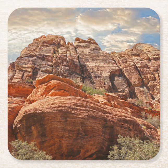 Grand Canyon Las Vegas Nevada Rechteckiger Pappuntersetzer (Vorderseite)