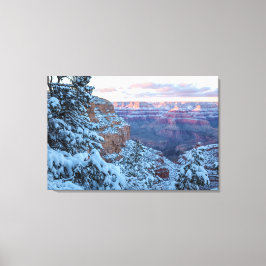 Grand Canyon nach Schneesturm  Leinwanddruck