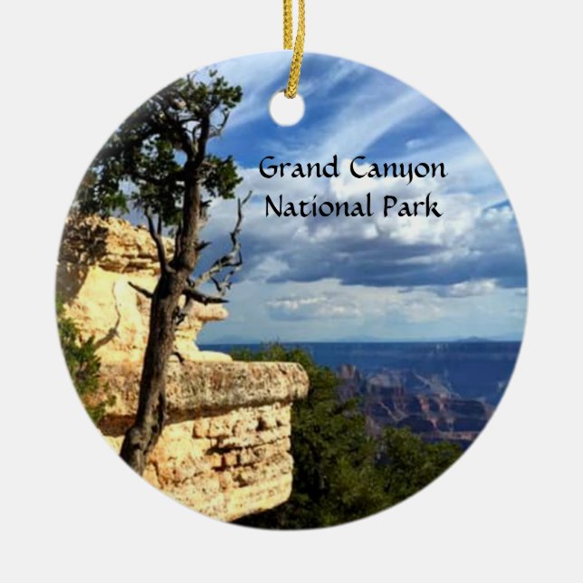 Grand Canyon National Park North Rim Keramik Ornament (Vorne)