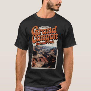 Grand Canyon National Park Retro-Wanderung USA T-Shirt