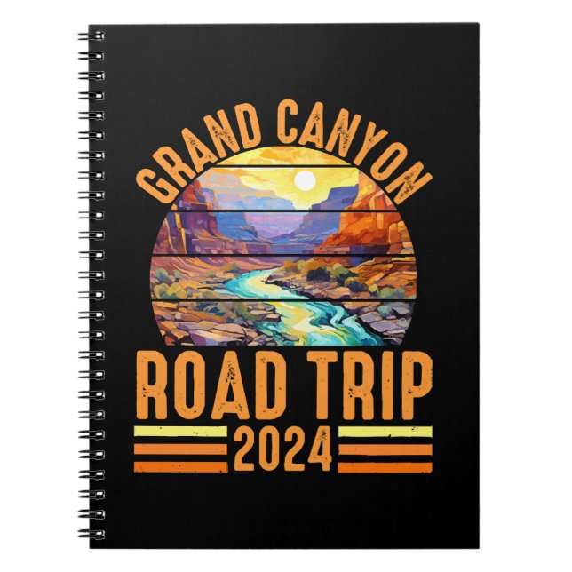 Grand Canyon National Park Road Trip 2024 Notizblock (Vorderseite)
