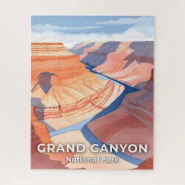 Grand Canyon National Park Watercolor Travel
