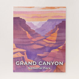 Grand Canyon National Park Watercolor Travel Art