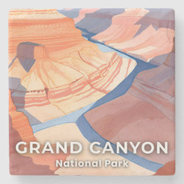 Grand Canyon National Park Watercolor Travel Steinuntersetzer