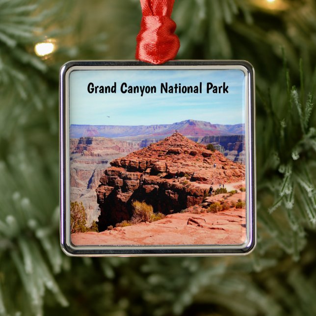 Grand Canyon National Park West Rim Ornament Aus Metall (Baum)