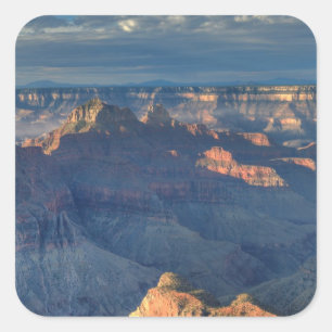 Grand Canyon Nationalpark 2 Quadratischer Aufkleber