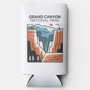 Grand Canyon Nationalpark Abstrakt Illustration Selters Dosenkühler