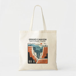 Grand Canyon Nationalpark Abstrakt Illustration Tragetasche
