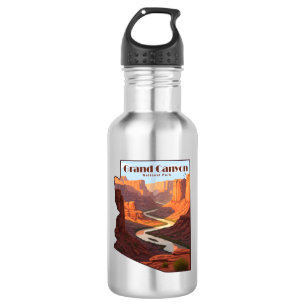 Grand Canyon Nationalpark Arizona Karte Edelstahlflasche