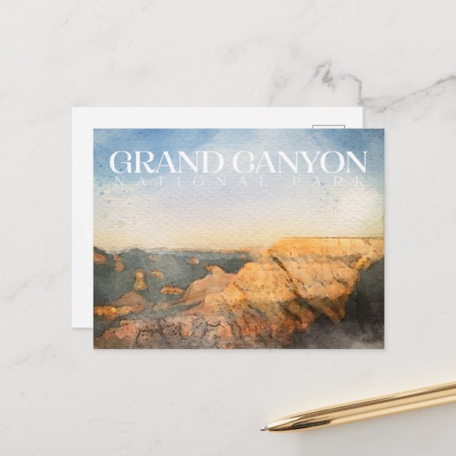 Grand Canyon Nationalpark, Arizona Postcard Postkarte (Vorderseite/Rückseite Beispiel)