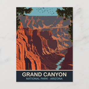Grand Canyon, Nationalpark, Arizona, Reise Postkarte