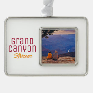 Grand Canyon Nationalpark Arizona Souvenir Rahmen-Ornament Silber