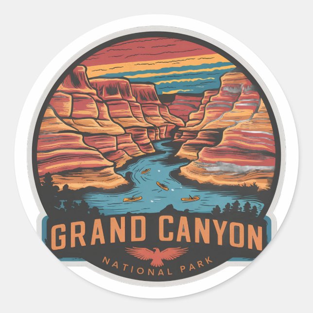 Grand Canyon Nationalpark Arizona Sticker (Vorderseite)
