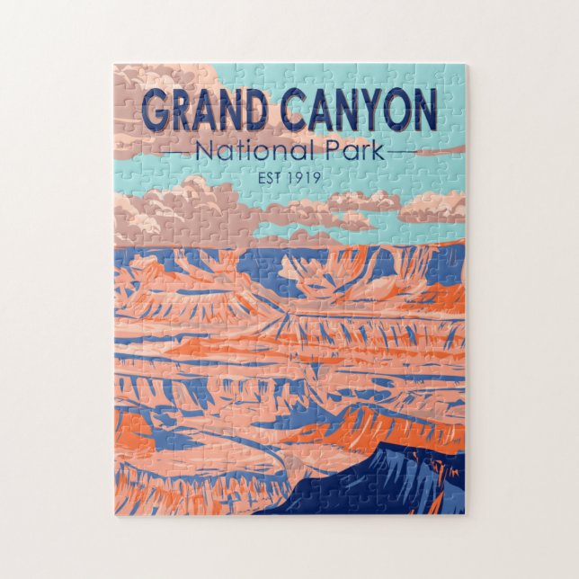 Grand Canyon Nationalpark Arizona Vintag (Vertikal)