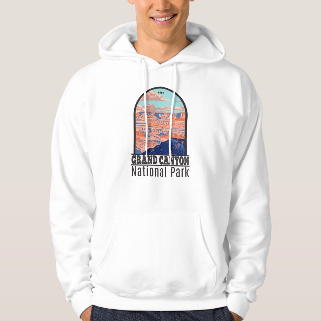 Grand Canyon Nationalpark Arizona Vintag Hoodie (Vorderseite)