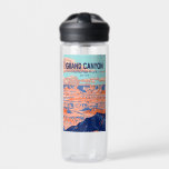 Grand Canyon Nationalpark Arizona Vintag Trinkflasche<br><div class="desc">Das Design der Vektorgrafiken des Grand Canyon. Der Park ist Zuhause zu einem großen Teil des riesigen Grand Canyon,  mit seinen geschichtlichen roten Felsbändern,  die Millionen Jahre geologischer Geschichte aufdecken.</div>