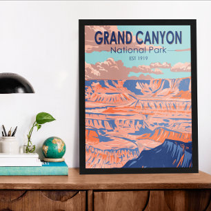 Grand Canyon Nationalpark Arizona Vintage Poster