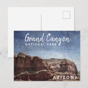 Grand Canyon Nationalpark Arizona Vintage Postkarte
