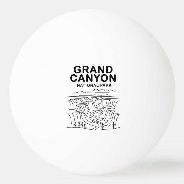 Grand Canyon Nationalpark Art Tischtennisball (Vorderseite)