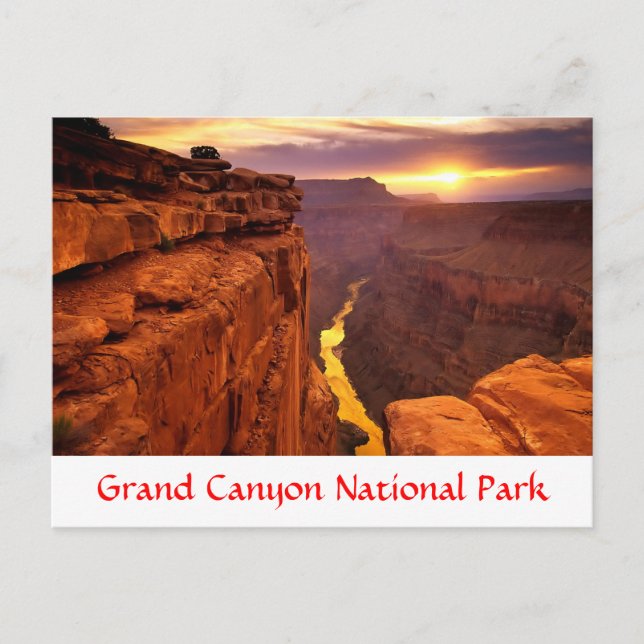 Grand Canyon Nationalpark California Postkarte (Vorderseite)