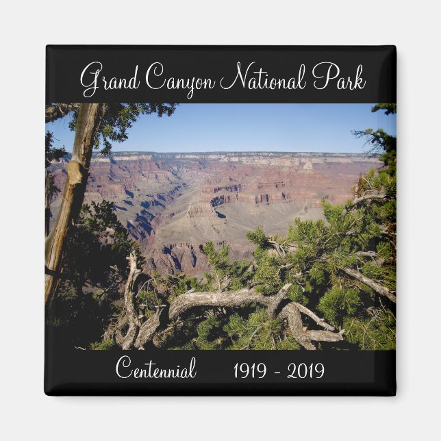 Grand Canyon Nationalpark Centennial 2019 Magnet (Vorne)