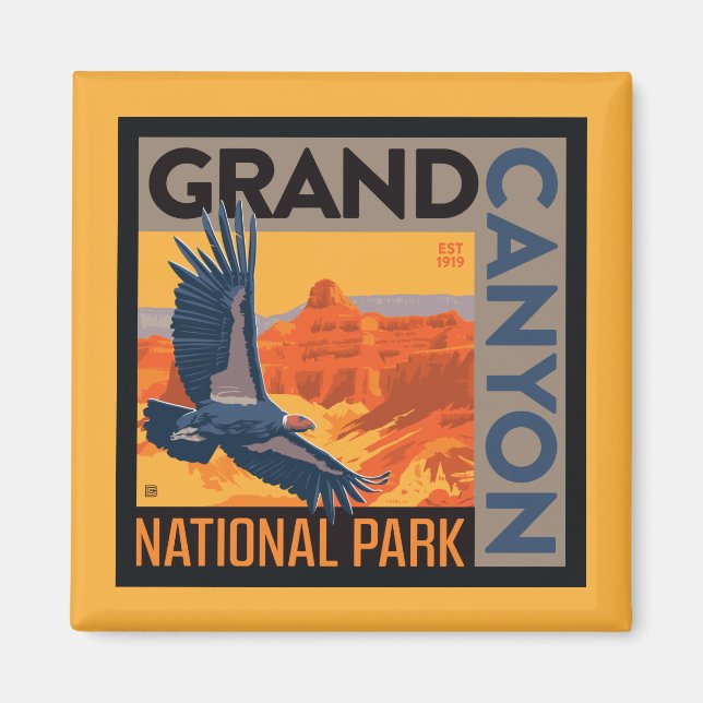 Grand Canyon Nationalpark | Condors Magnet (Vorne)