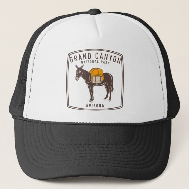 Grand Canyon Nationalpark Donkey Truckerkappe (Vorderseite)