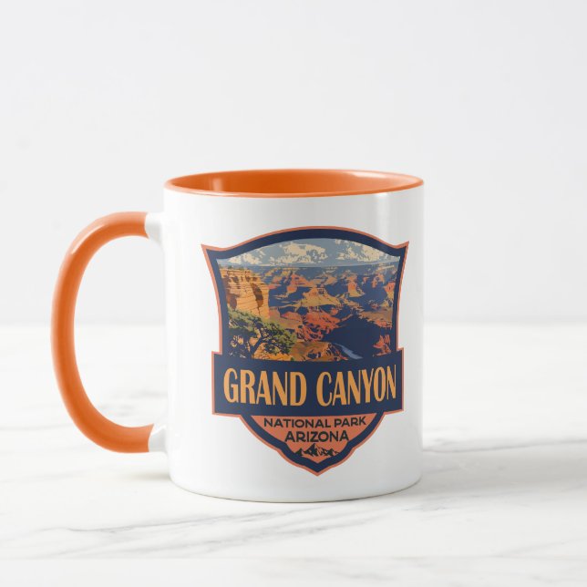 Grand Canyon Nationalpark Illustration Tasse (Links)