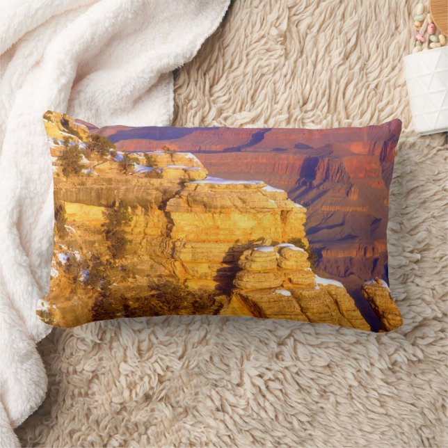 Grand Canyon Nationalpark im Winter Lendenkissen (Decke)
