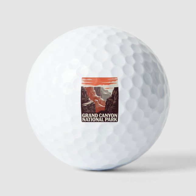 Grand Canyon Nationalpark Landschaft Golfball (Vorderseite)
