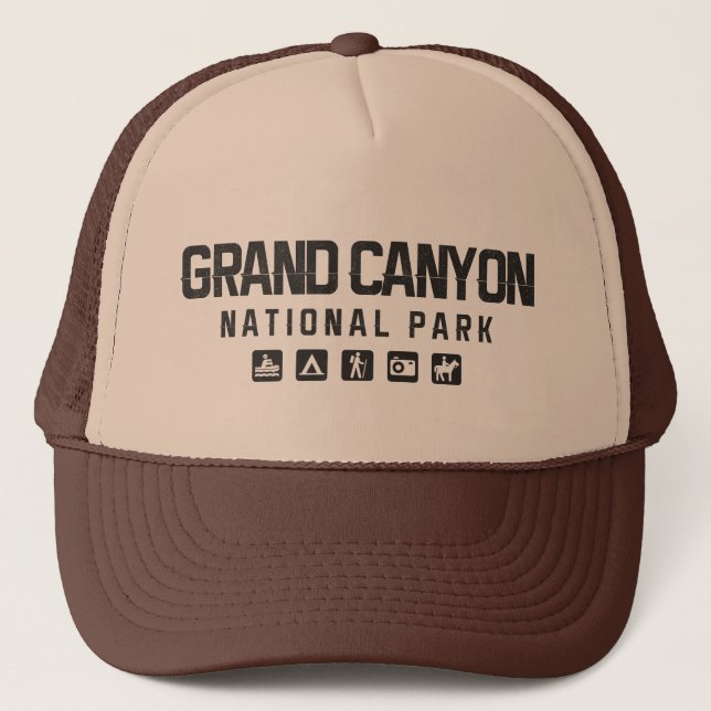 Grand Canyon Nationalpark LKW-Hut Truckerkappe (Vorderseite)
