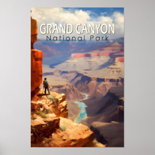 Grand Canyon Nationalpark Ölgemälde Kunst, Dichtun Poster