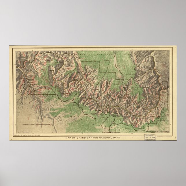 Grand Canyon Nationalpark Poster (Vorne)