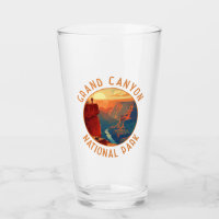 Grand Canyon Nationalpark Retro Distressed Circle