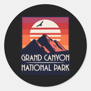 Grand Canyon Nationalpark Runder Aufkleber