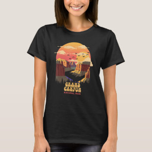 Grand Canyon Nationalpark Sunset WPA Poster Style T-Shirt