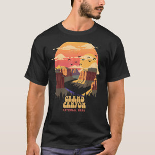 Grand Canyon Nationalpark Sunset WPA Poster Style T-Shirt