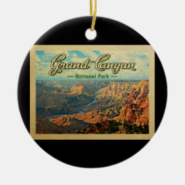 Grand Canyon Nationalpark Vintage Keramik Ornament