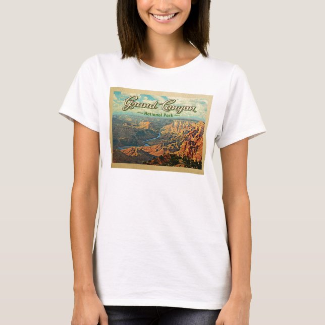 Grand Canyon Nationalpark Vintage T-Shirt (Vorderseite)