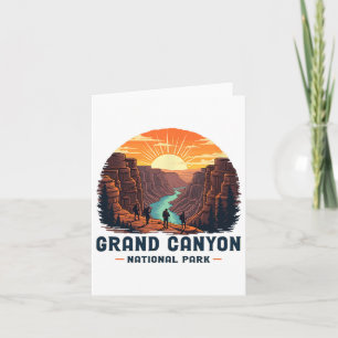 Grand Canyon Nationalpark Wandern Souvenir Nord R Karte