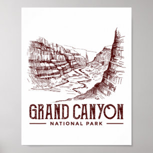 Grand Canyon Nationalpark-Waren Grand Canyo Poster