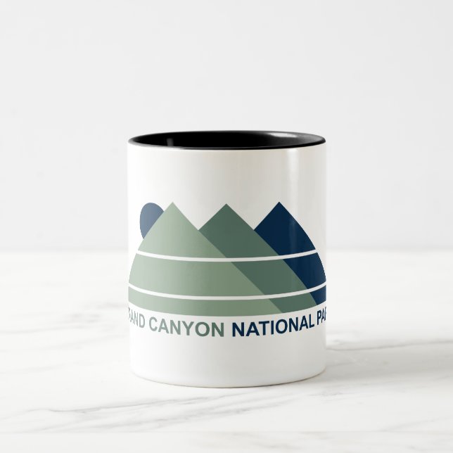 Grand Canyon Nationalpark Zweifarbige Tasse (Mittel)